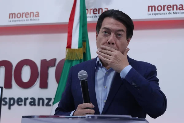 Décembre 2023 Mexico Président Parti Pouvoir Mexique Morena Mario Delgado — Photo