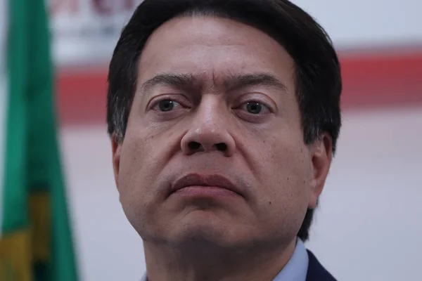 Dezembro 2023 Cidade México Presidente Partido Governante México Morena Mario — Fotografia de Stock
