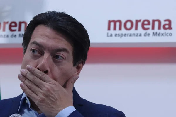 December 2023 Mexico City President Ruling Party Mexico Morena Mario — Stock Photo, Image