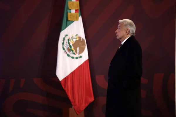 December 2023 Mexico City Mexico President Van Mexico Andres Manuel — Stockfoto