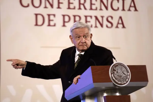 Décembre 2023 Mexico Mexique Président Mexique Andres Manuel Lopez Obrador — Photo