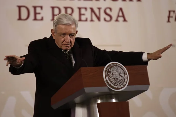 Dicembre 2023 Città Del Messico Messico Presidente Del Messico Andres — Foto Stock