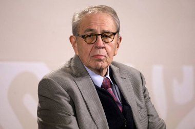 19 Aralık 2023, Mexico City, Meksika: Meksika Sağlık Bakanı Jorge Alcocer Mexico City 'deki Ulusal Saray' da düzenlenen basın toplantısında