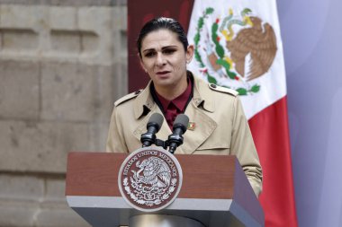 December 19, 2023, Mexico City, Mexico: The director of the National Commission of Physical Culture and Sports, Ana Gabriela Guevara at the ceremonial presentation of the 2023 National Sports Award at the National Palace in Mexico City clipart