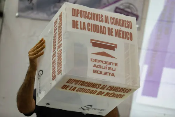Avril 2024 Mexico Mexique Urnes Électorales Qui Seront Utilisées Lors Photo De Stock