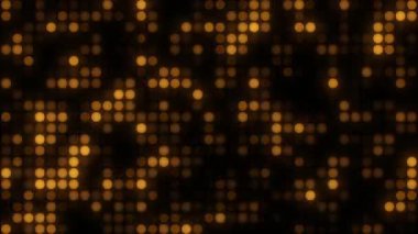 Ampullü 4K disko arka planı. Konser sahnesi vj soyut arkaplan ve kareler. Yanıp sönen ışıklar. Retro disko topu animasyonu. Sahne ışıkları. Projektör ışıkları. Dijital kare piksel arkaplanı