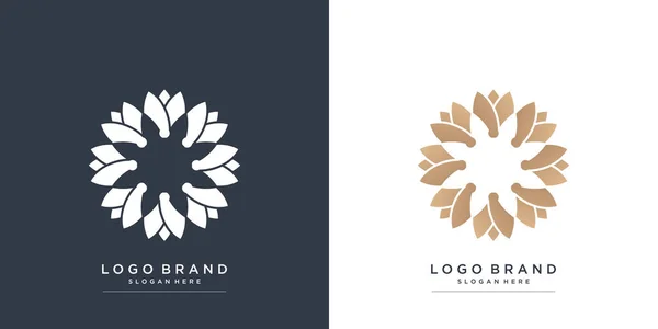 Logo Boutique Con Concepto Fresco Moderno Vector Premium Parte — Archivo Imágenes Vectoriales