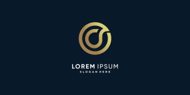 Yaratıcı eşsiz stil Premium Vektörü olan D harfi vektör logo tasarımı