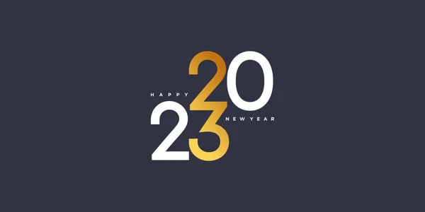 2023 Logo Tasarım Vektörü Premium Vektör Projesi Için Yaratıcı Eşsiz — Stok Vektör