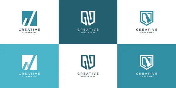Letter Logo Design Kollektion Mit Kreativem Modernem Konzept — Stockvektor