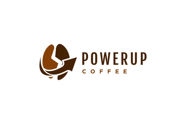 Wektor Projektowania Logo Kawy Nowoczesnym Stylu — Wektor stockowy