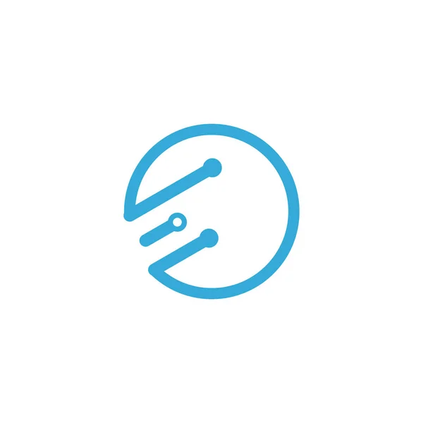 Buchstabe Logo Gestaltungselement Mit Modernem Konzeptstil — Stockvektor