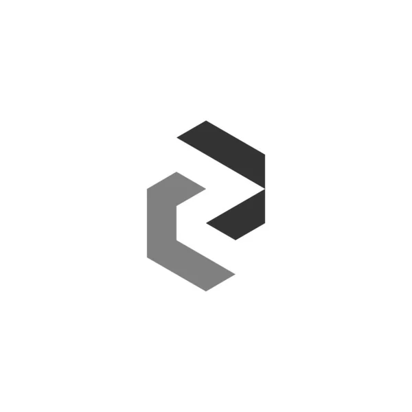 Елемент Дизайну Логотипу Letter Сучасним Концептуальним Стилем — стоковий вектор