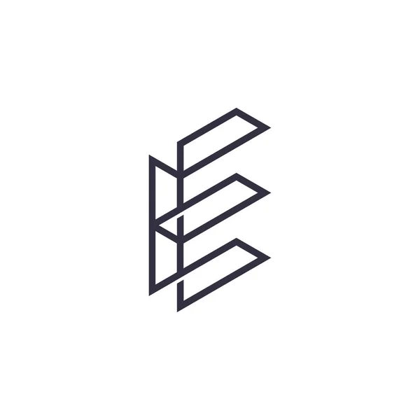 Елемент Дизайну Логотипу Letter Сучасним Концептуальним Стилем — стоковий вектор