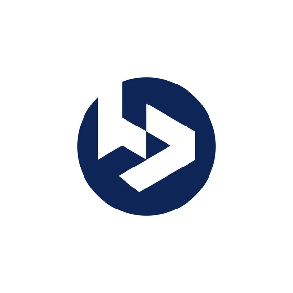 Logo Litera Wektor Projektowania Ikony Dla Biznesu Lub Inicjały — Wektor stockowy
