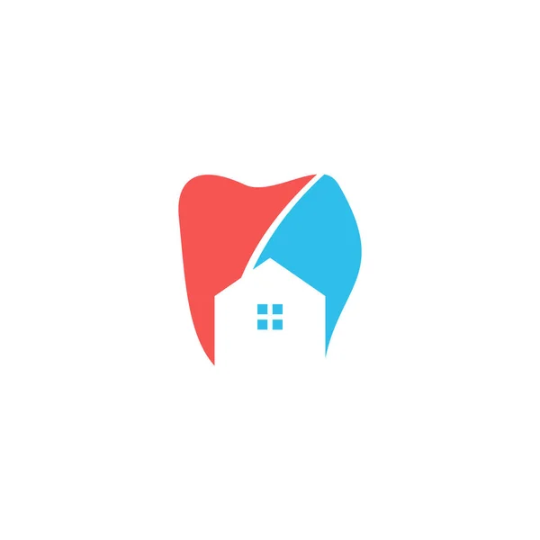 Diseño Del Logo Del Dentista Vector Icono Para Negocio Salud — Vector de stock