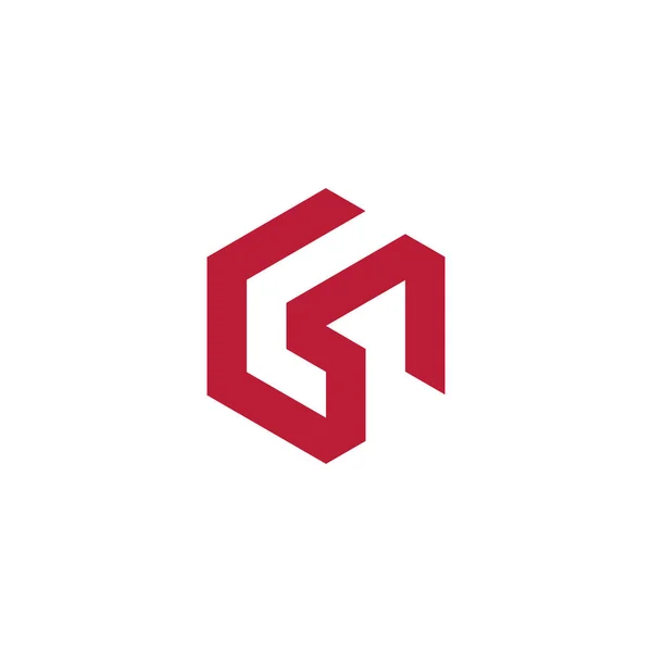 Buchstabe Logo Design Icon Vektor Mit Modernen Einzigartigen Stil — Stockvektor