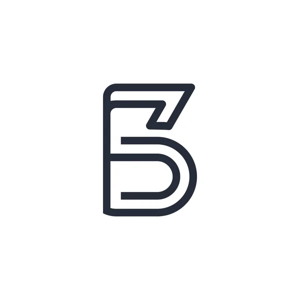 Літера Іконка Дизайну Логотипу Вектор Сучасним Стилем — стоковий вектор