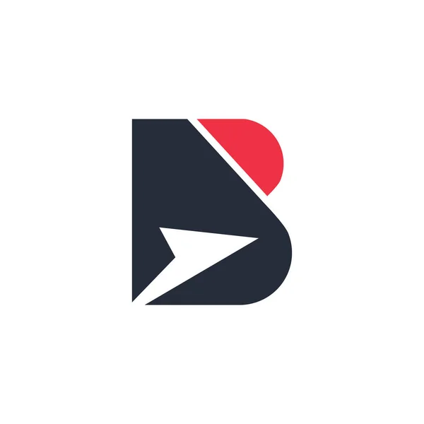 Carta Vetor Ícone Design Logotipo Com Estilo Moderno —  Vetores de Stock