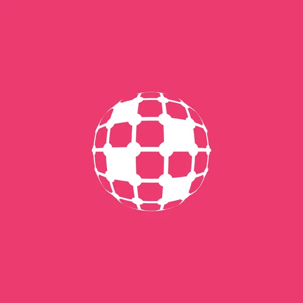 Globe Λογότυπο Σχεδιασμό Εικονίδιο Διάνυσμα Στοιχείο Μοντέρνο Στυλ — Διανυσματικό Αρχείο