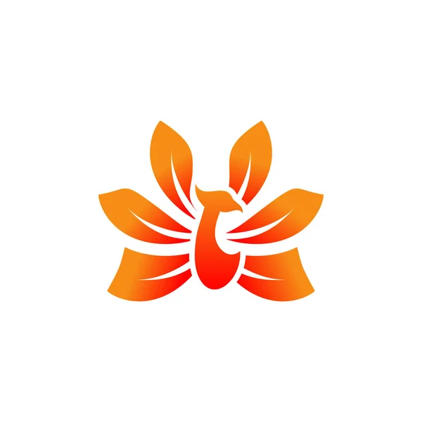 Phoenix Logotipo Design Ícone Elemento Vetor Com Estilo Criativo — Vetor de Stock
