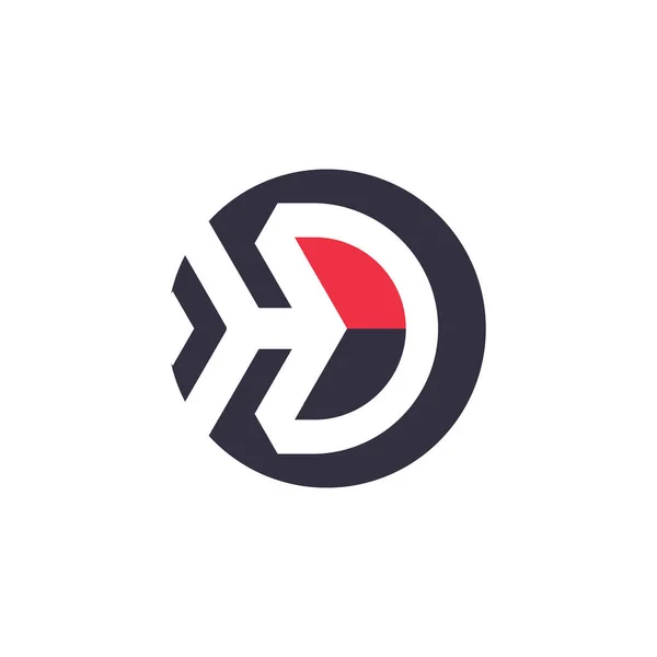 Дизайн Логотипа Буквы Иконка Векторной Идеи Элемента Бизнеса Начальной — стоковый вектор