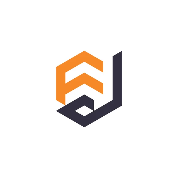 Letter Logo Design Icon Element Vector Idea Business Initial — Stock Vector