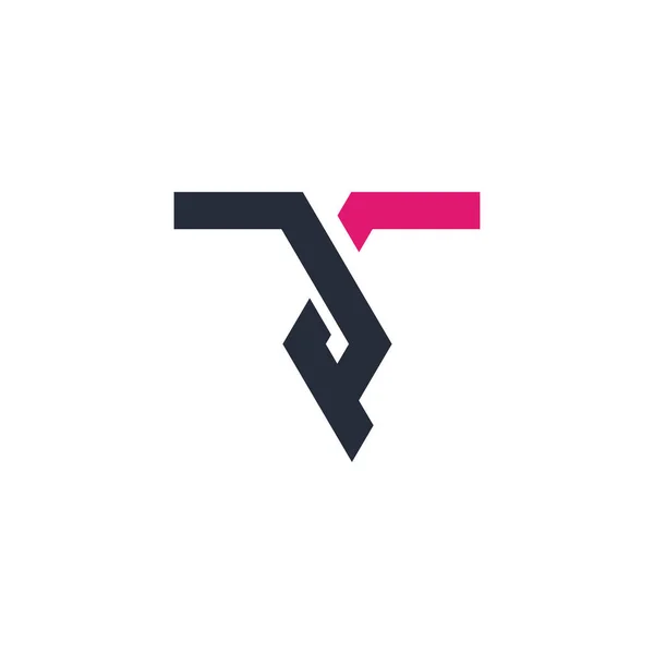 Harfi Logo Tasarım Ögesi Modern Yaratıcı Konsepte Sahip — Stok Vektör