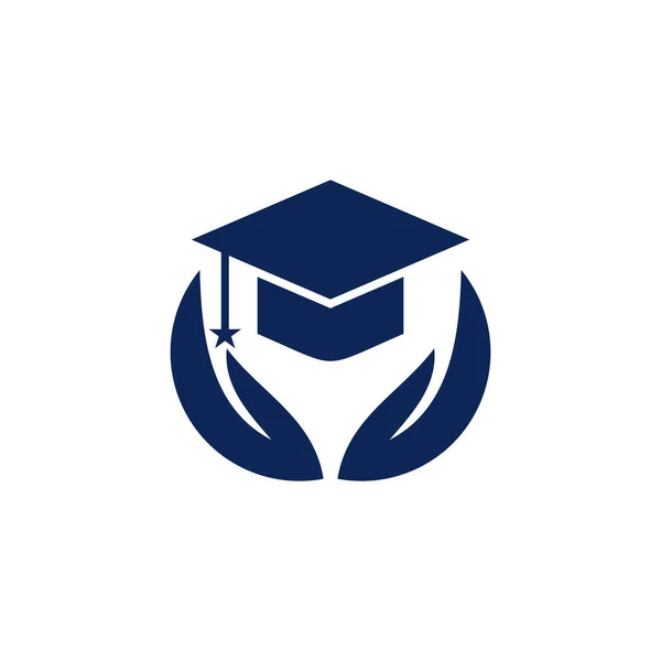 Utbildning Logo Design Ikon Element Med Moderna Kreativa Koncept — Stock vektor