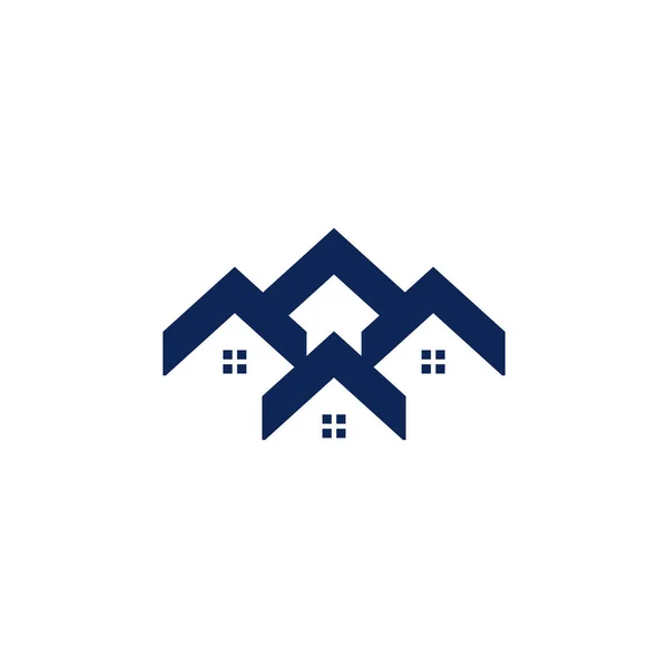 House Logo Design Ikon Elem Modern Kreatív Koncepció — Stock Vector