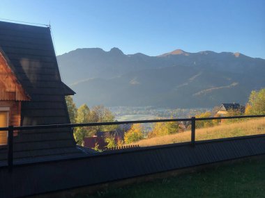 Koscieliska Vadisi, Tatry Ulusal Parkı. Yüksek kalite fotoğraf. Polands dağında sonbahar Koscielisko, Zakopane. 