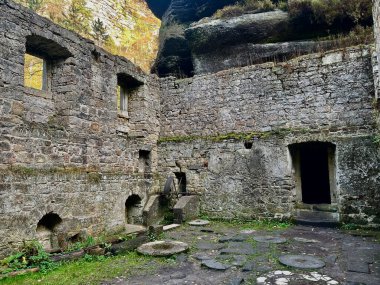 İsviçre 'deki Bohemian Ulusal Parkı' ndaki Dolsky değirmeni. Yüksek kalite fotoğraf