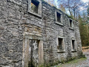 İsviçre 'deki Bohemian Ulusal Parkı' ndaki Dolsky değirmeni. Yüksek kalite fotoğraf