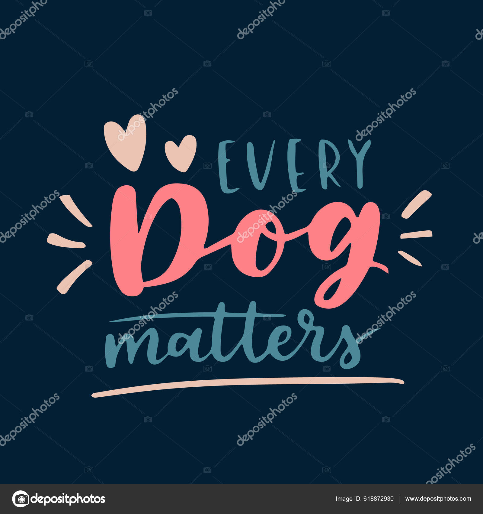 Dog Phrase Colorful Poster Inspirational Quotes Dogs Hand Written