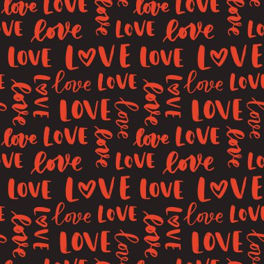 Tekstil, ambalaj kâğıdı ve duvar kâğıdı için kusursuz desenler. Modern tipografik el çizimi arkaplan.