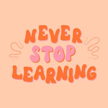 Grafik tişörtü ya da çıkartma posteri için 70 'lerin modası geçmiş tipografisi olan ilham verici poster.