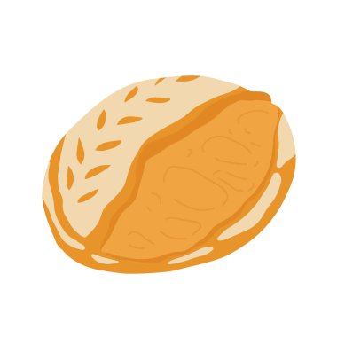 Taze ekmek seti. Ekmek ve hamur işi afişi. Tam tahıl ve buğday ekmeği, kraker, ciabatta, kruvasan, fırın menüsü için Fransız ekmeği..