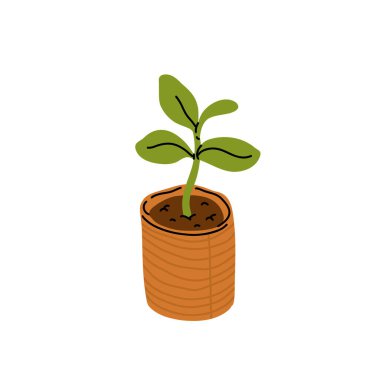 Bahçıvanlık ekipmanları ve aletleri hala yaşam vektör çizimi. Bahçe sulama kutusu, çiçekler, kürek, bitkilerle dolu saksı, beyaz arka planda izole edilmiş lastik bot ikonu.