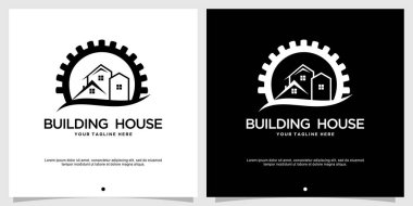 Vites konsepti Premium Vektörlü logo oluşturuluyor