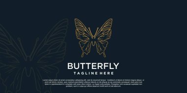 Butterfly logo design creative concept Premium Vector Part 1 clipart