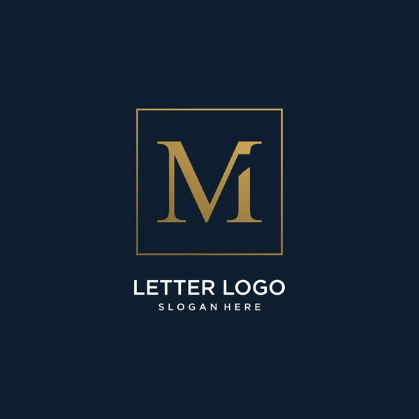 Літера Ідея Дизайну Логотипу Сучасним Абстрактним Стилем — стоковий вектор