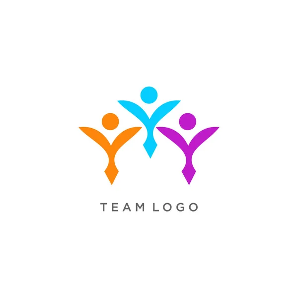 Élément Design Vectoriel Logo Communautaire Avec Style Créatif Moderne — Image vectorielle