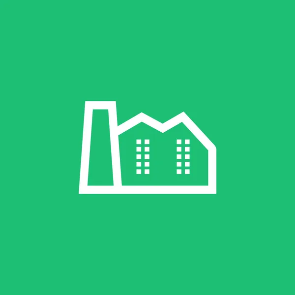 Progettazione Industriale Logo Della Costruzione Con Idea Creativa Moderna Concetto — Vettoriale Stock