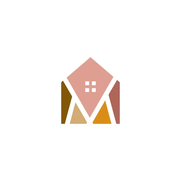 Vettore Logo Home Decor Con Concept Design Creativo — Vettoriale Stock