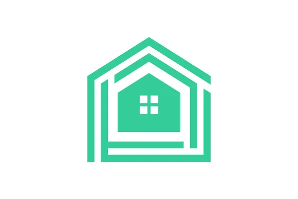Вектор Логотипа Дома Уникальной Концепцией Premium Vector — стоковый вектор