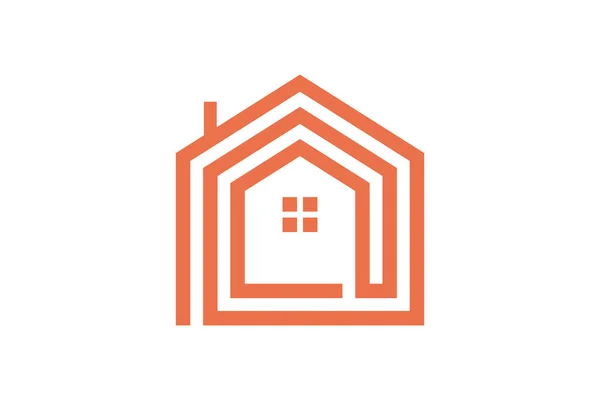 Haus Logo Vektor Mit Einzigartigem Konzept Premium Vektor — Stockvektor
