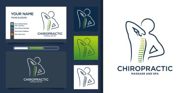 Fizyoterapi logosu tasarım şablonları yaratıcı konsept Premium Vektörü