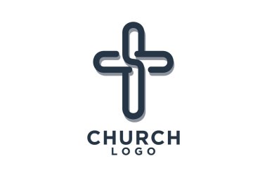 Kilise logosu yaratıcı, eşsiz bir kavram. 