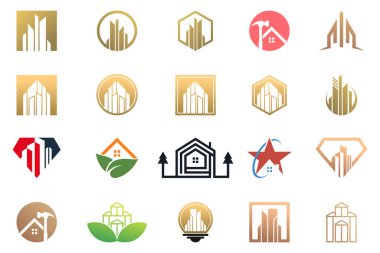 Paket oluşturma logosu tasarımını eşsiz Premium Vektörü olarak ayarla
