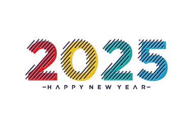 Modern tarzda 2025 logo vektör tasarımı